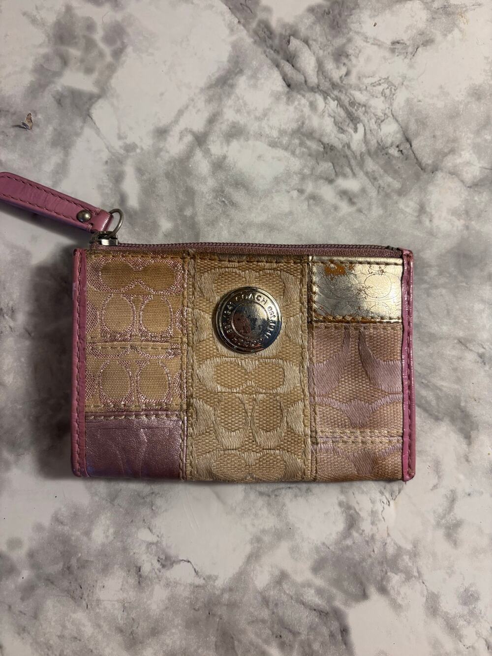 2000s Vintage Coach coin purse